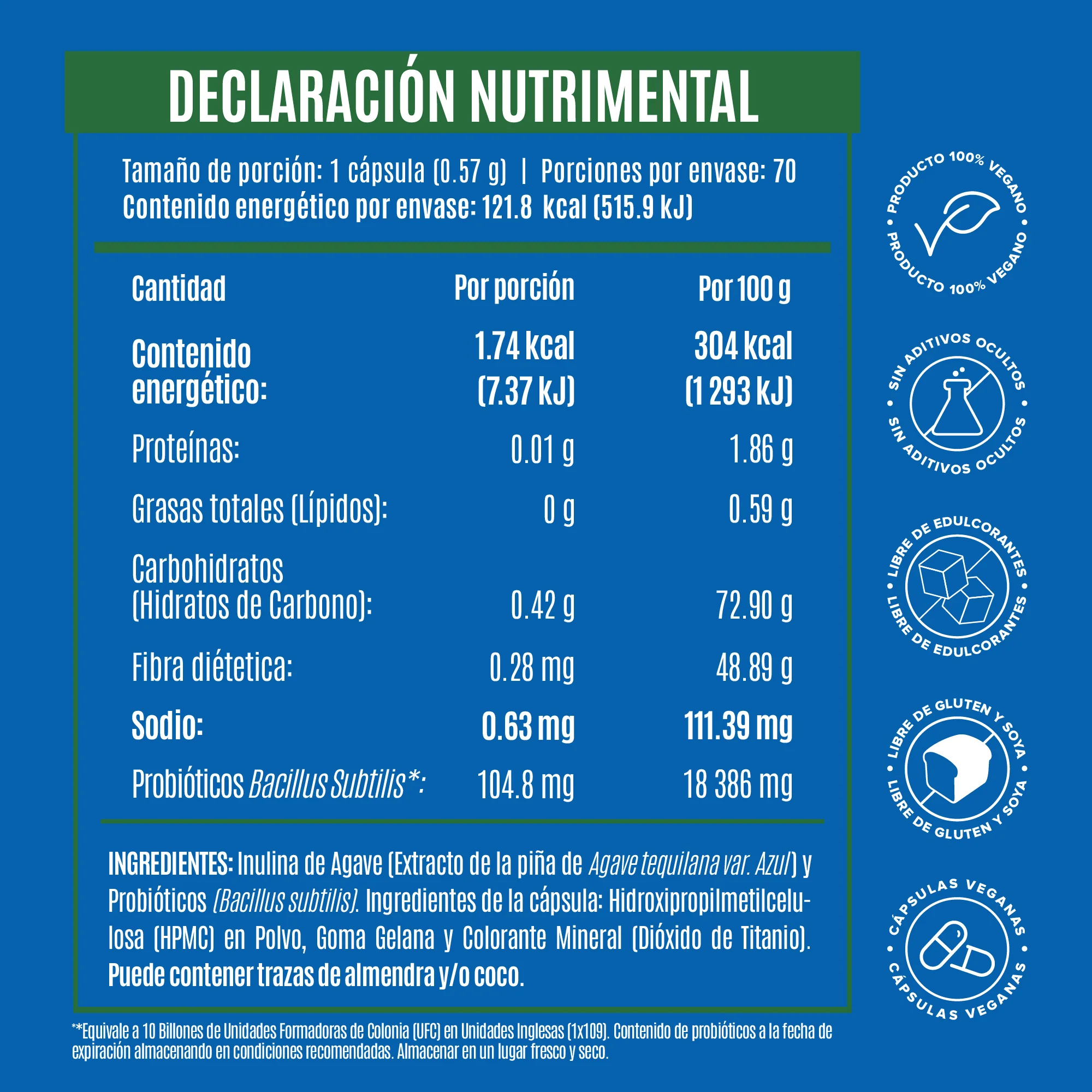 Daily Spore Probiotic - Probióticos con 10 Billones de UFC - 70 Porciones - Pack - Image 5
