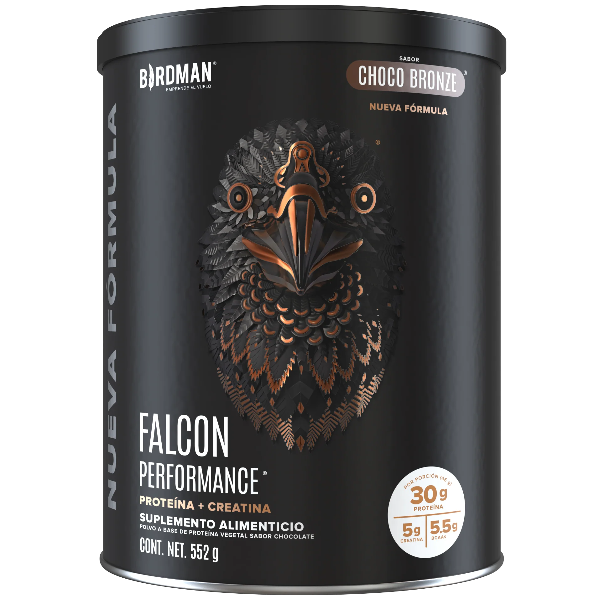 Falcon Performance - Nueva Fórmula - Choco Bronze - 552g