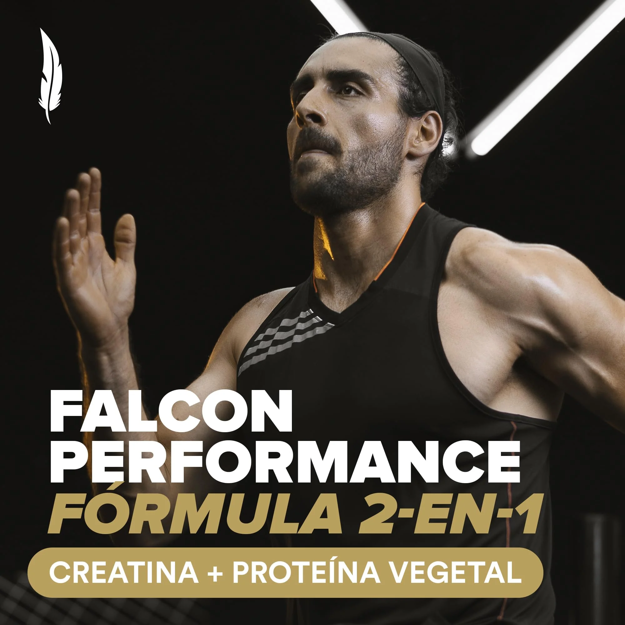 Falcon Performance Proteína en Polvo con Creatina & BCAAs - Golden Vanilla 10 Pack Sobres - Image 2