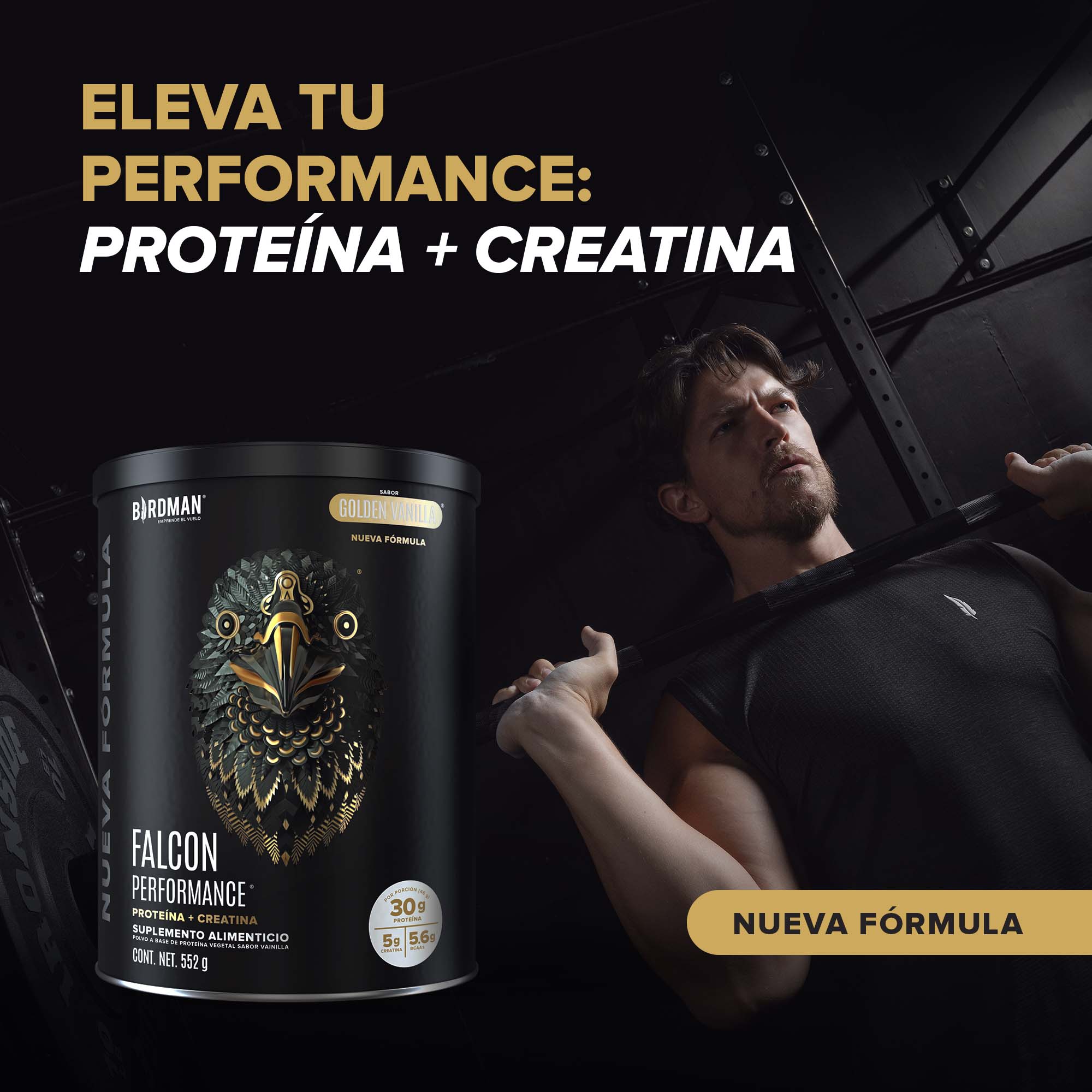 Falcon Performance - Nueva Fórmula - Golden Vainilla - 552g - Image 2