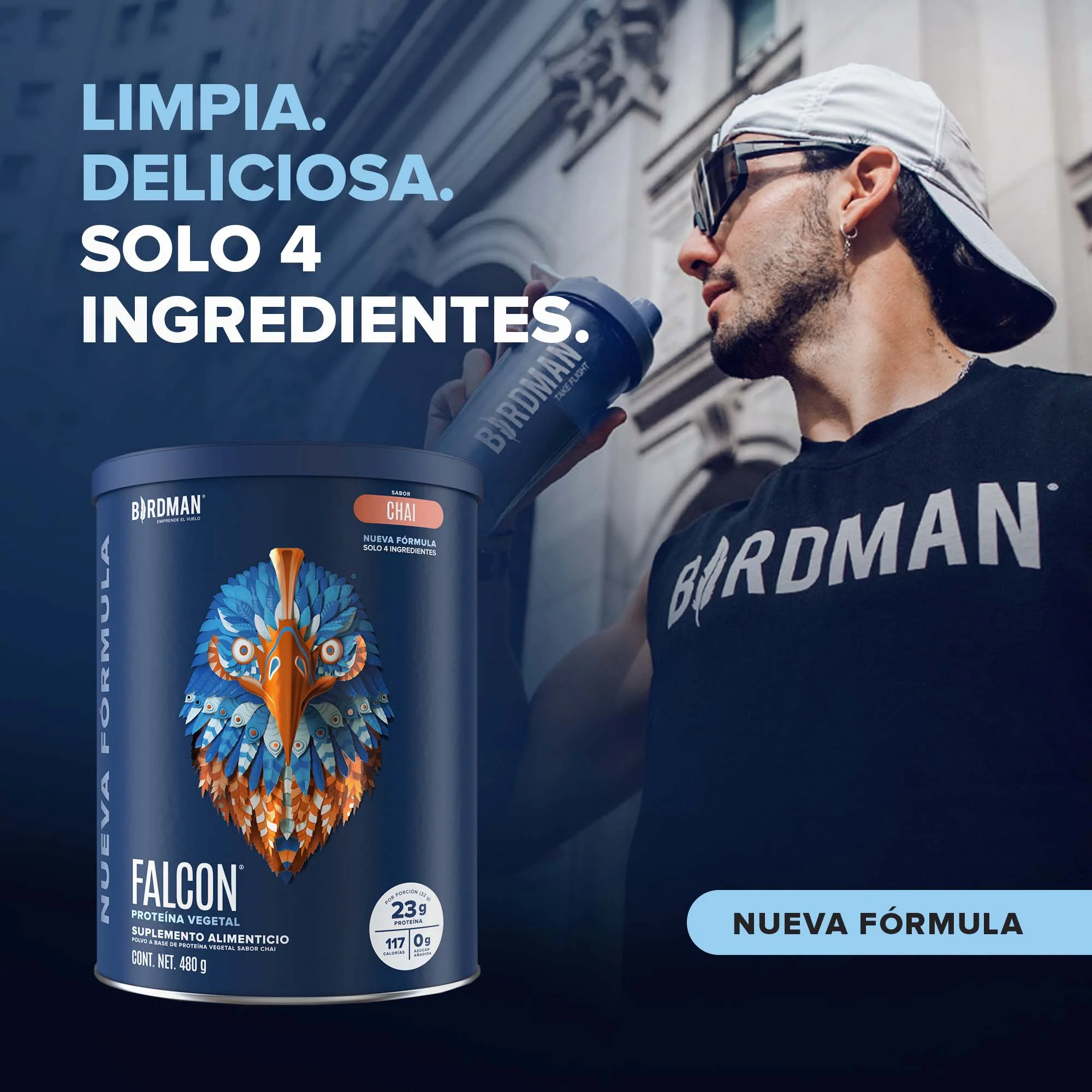 Falcon Protein - Nueva Fórmula - Chai 480 g - Image 2