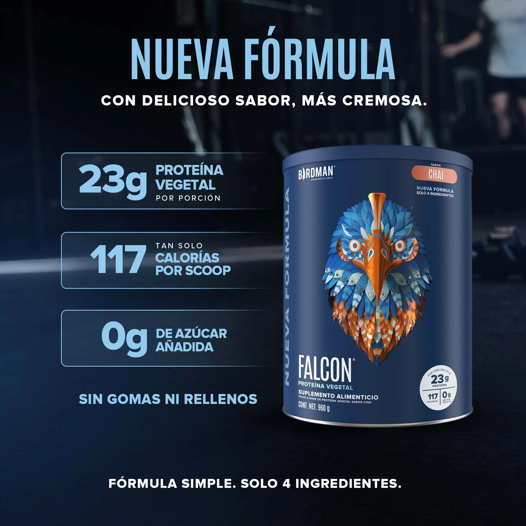 Falcon Protein - Nueva Fórmula - Chai 960 g - Image 3