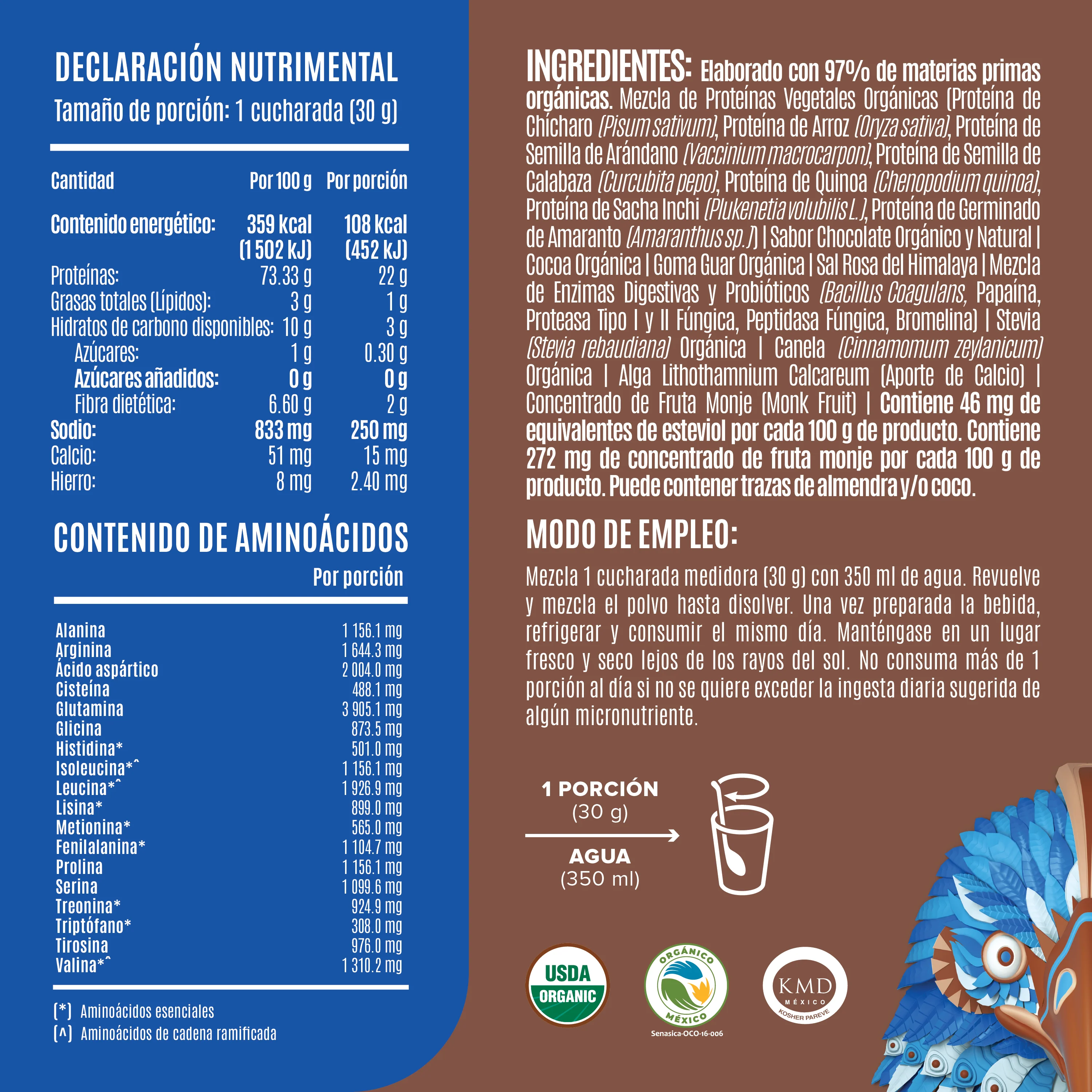 Falcon Protein Chocolate 12 Pack Sobres - Image 4