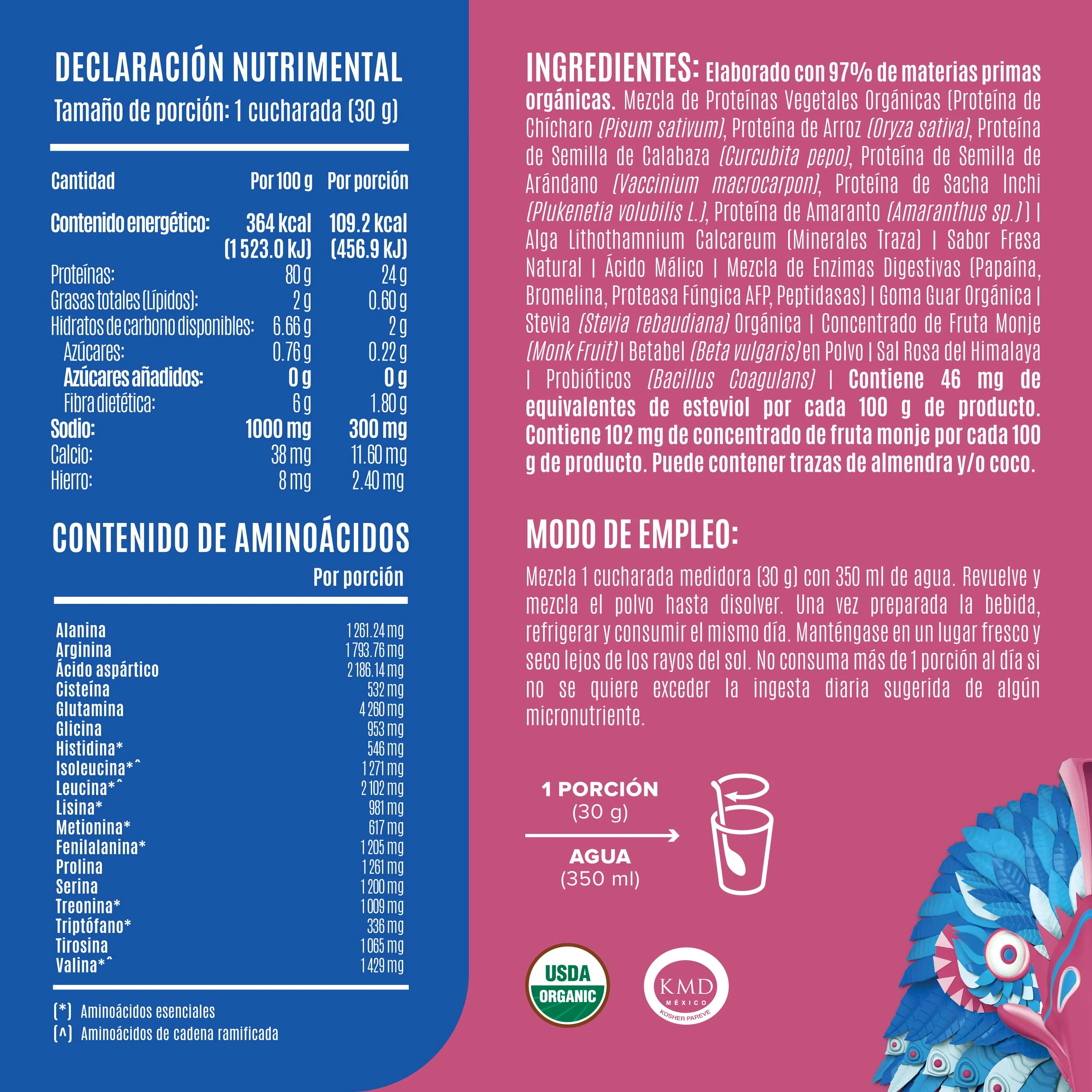 Falcon Protein Fresa 1.17 kg - PACK - Image 3