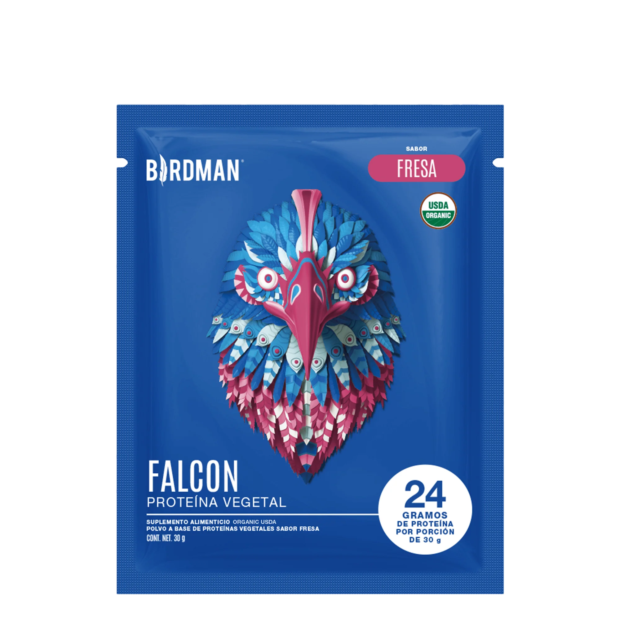 Falcon Protein Fresa 12 Pack Sobres pack - Image 3