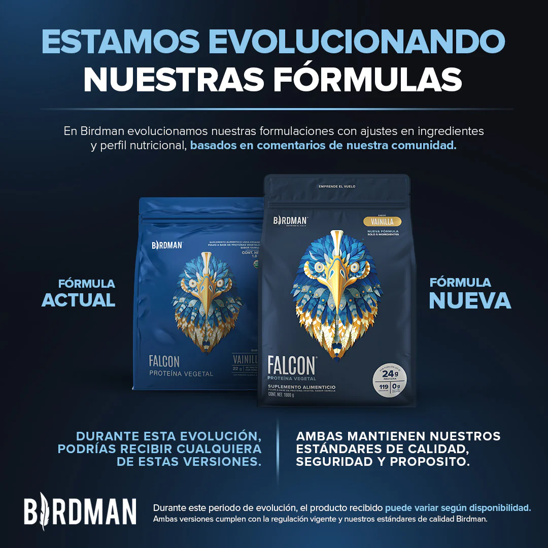 Falcon Protein: Proteína Vegana en Polvo - Vainilla 1.8 kg - Image 2