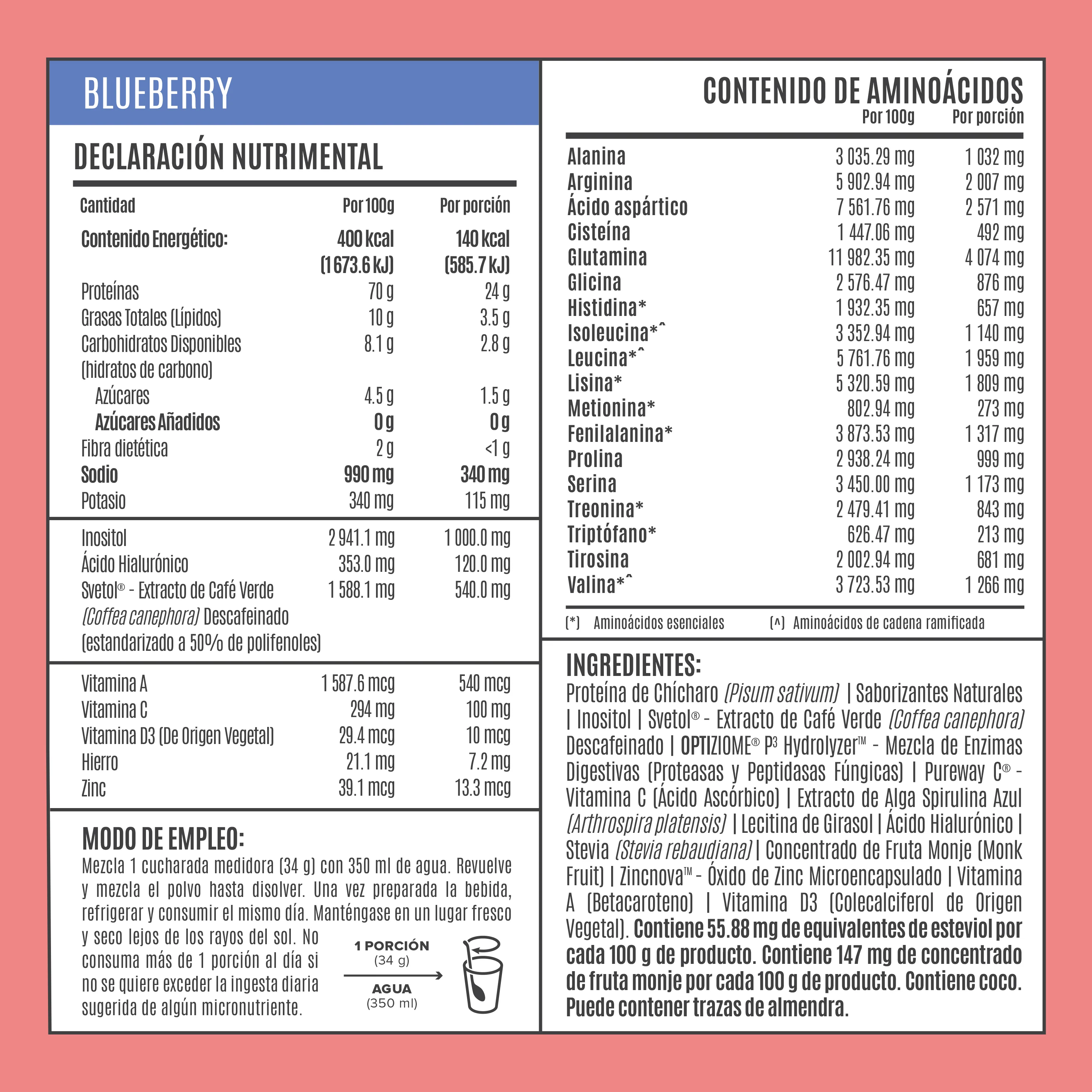 Fitmingo Protein Blueberry 1.02kg - 30 Servicios - Pack - Image 3