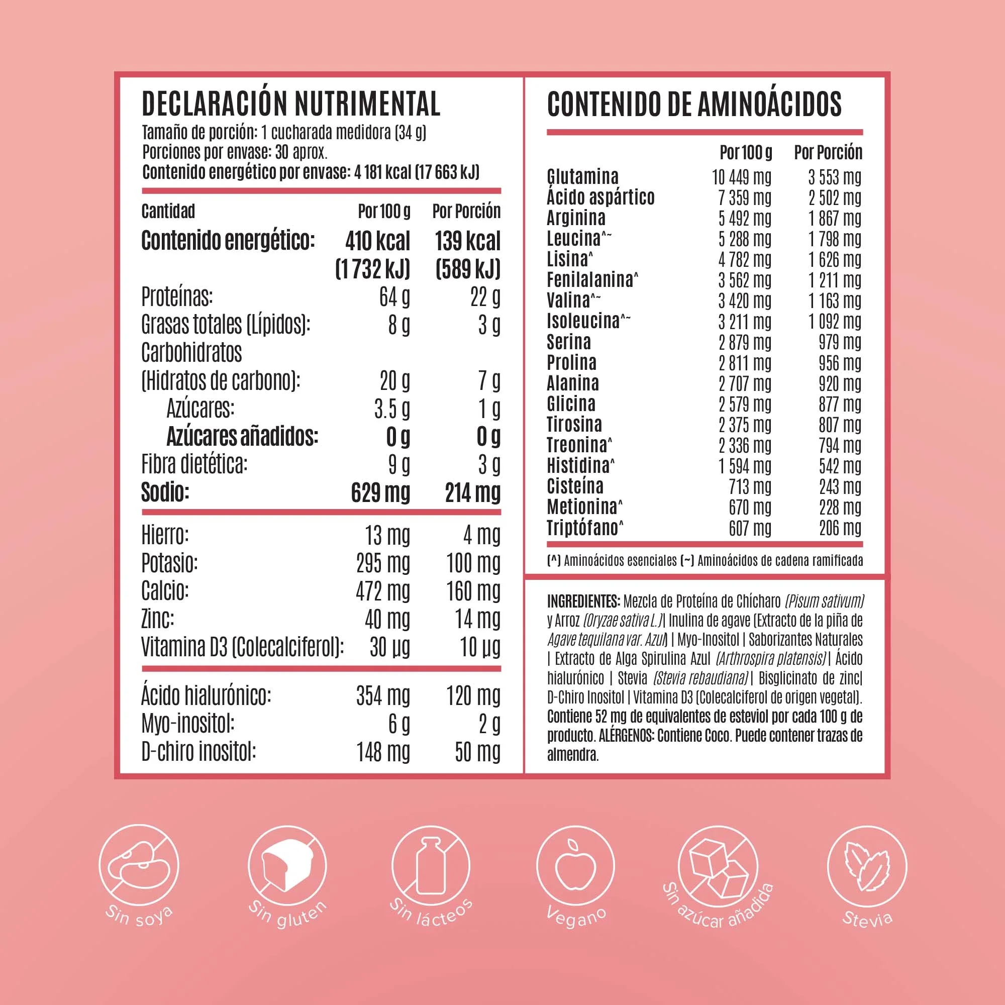 Fitmingo Protein Proteína en Polvo con Inositol & Vitaminas - Blueberry 1.02kg - Image 5