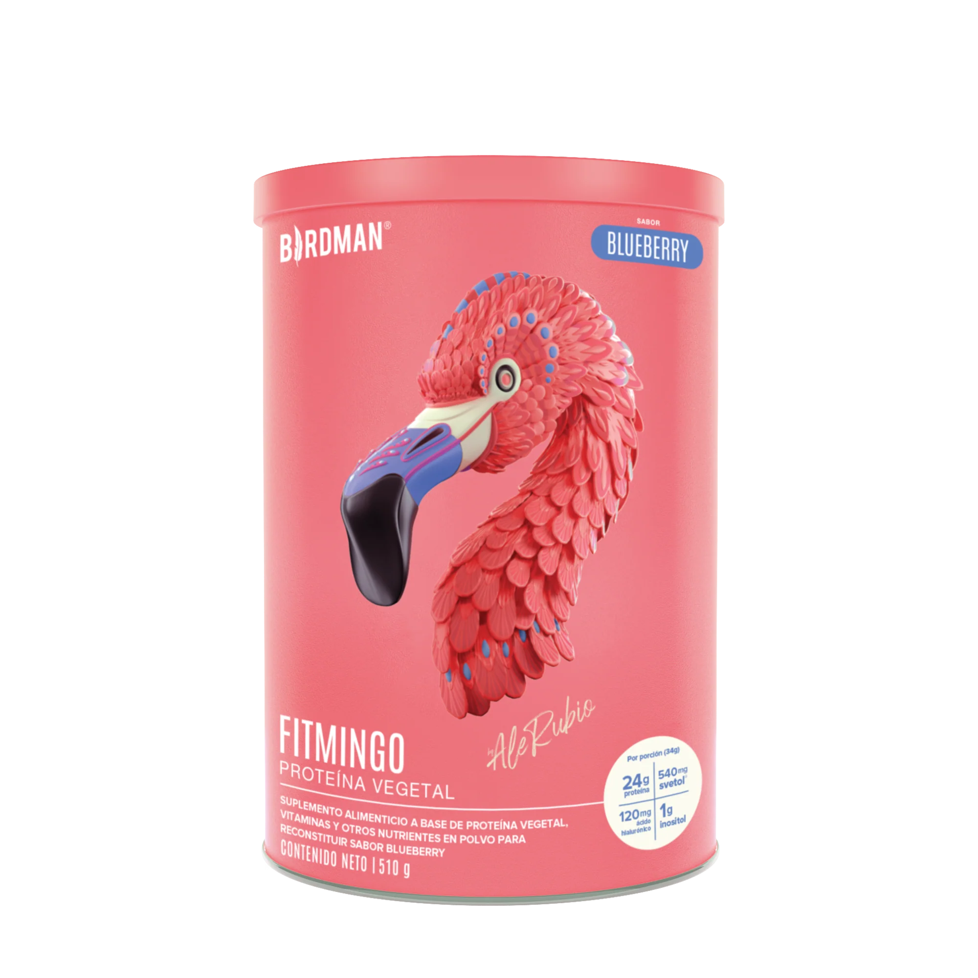 Fitmingo Protein Blueberry 510 g - 15 Servicios pack feb