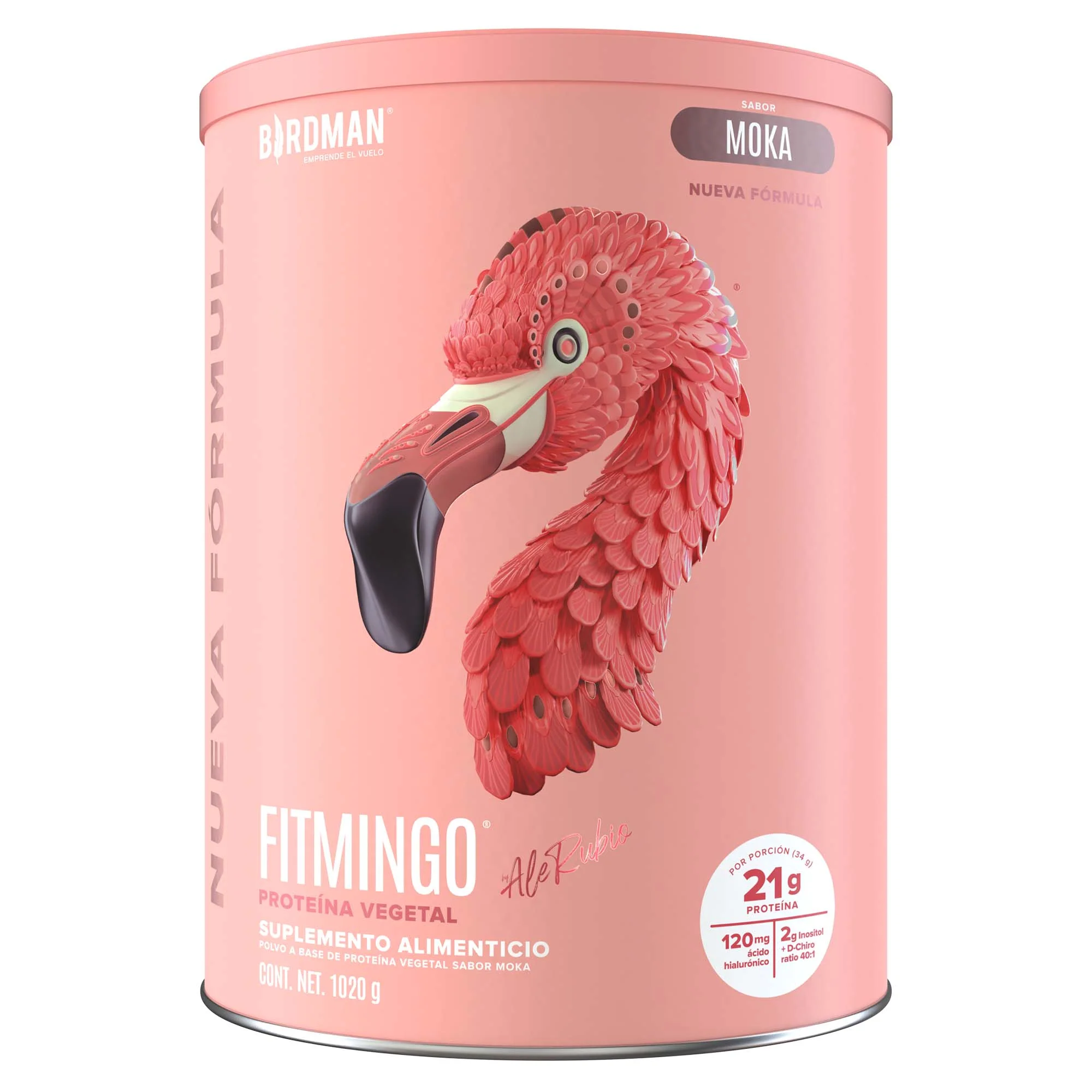 Fitmingo Protein Proteína en Polvo con Inositol & Vitaminas - Moka 1.02 kg
