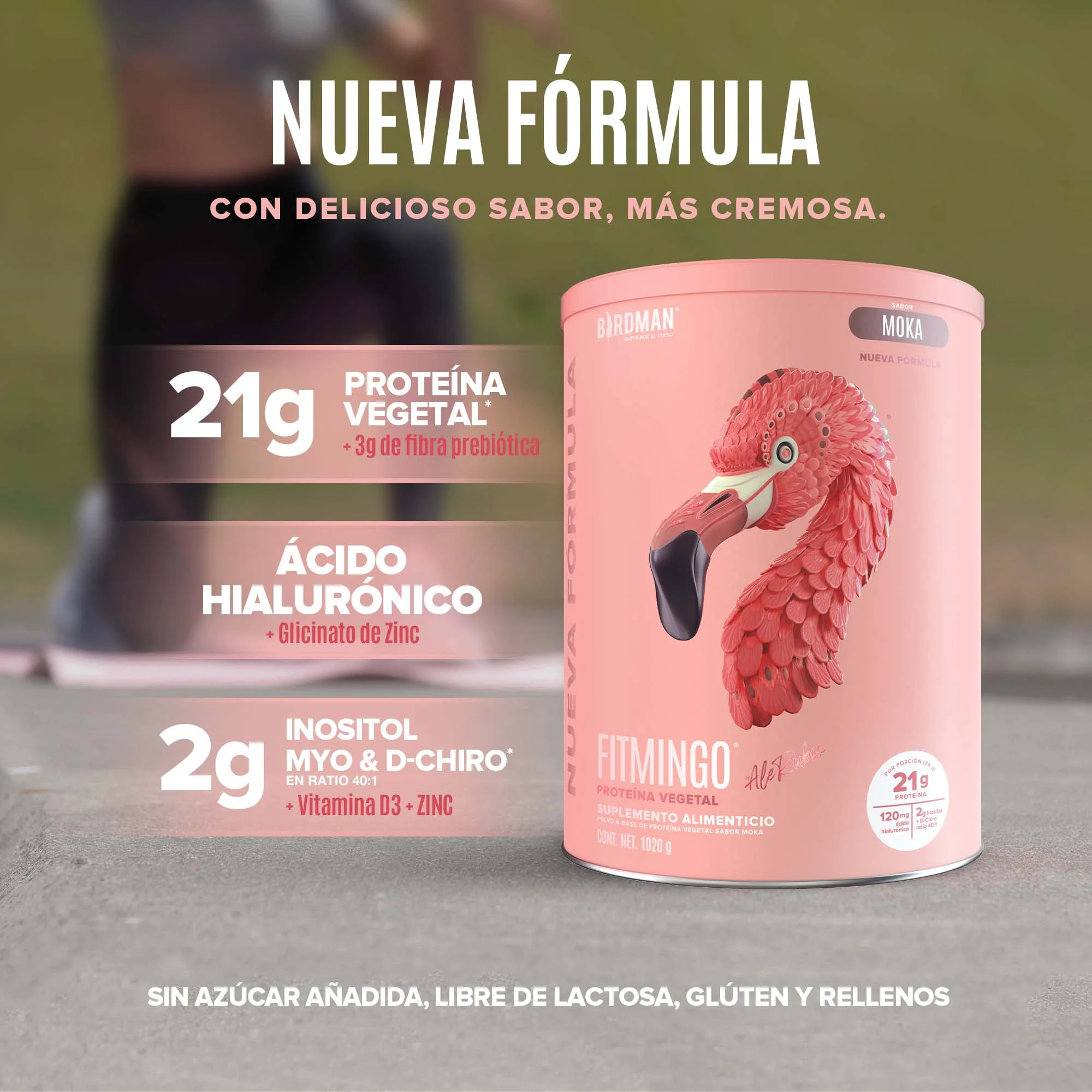 Fitmingo Protein Proteína en Polvo con Inositol & Vitaminas - Moka 1.02 kg - Image 4