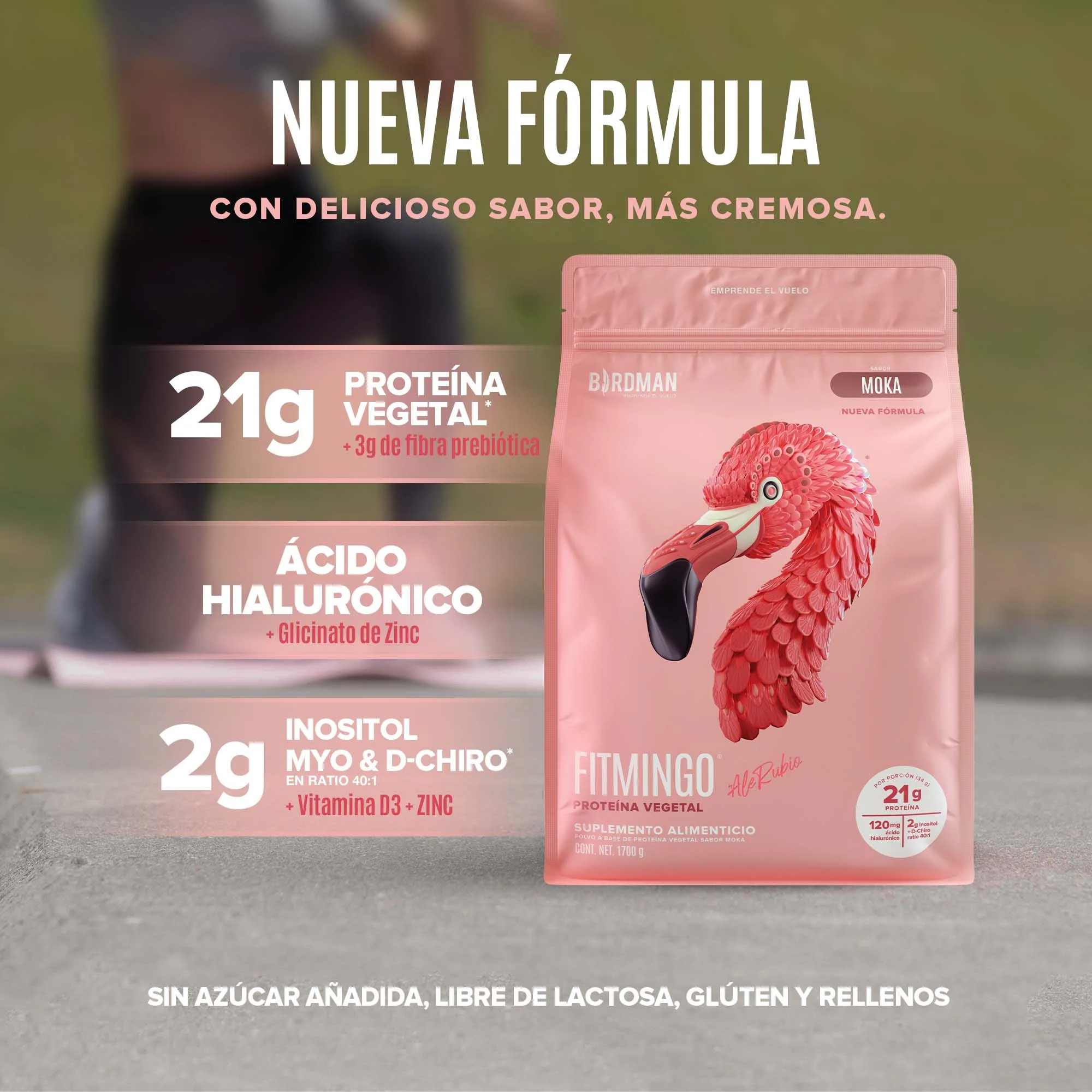 Fitmingo Protein Proteína en Polvo con Inositol & Vitaminas - Moka 1.7 kg - Image 4