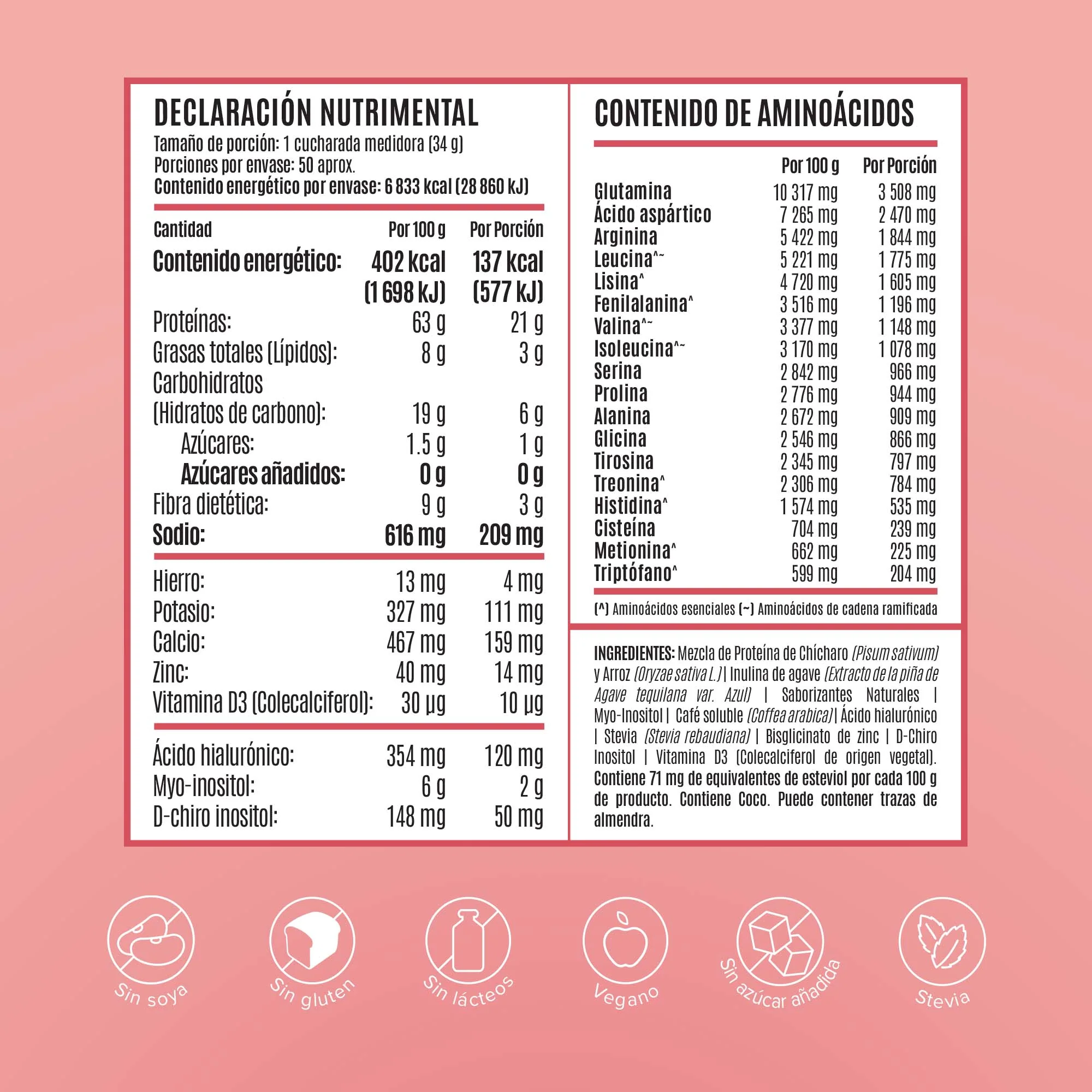 Fitmingo Protein Proteína en Polvo con Inositol & Vitaminas - Moka 1.7 kg - Image 5