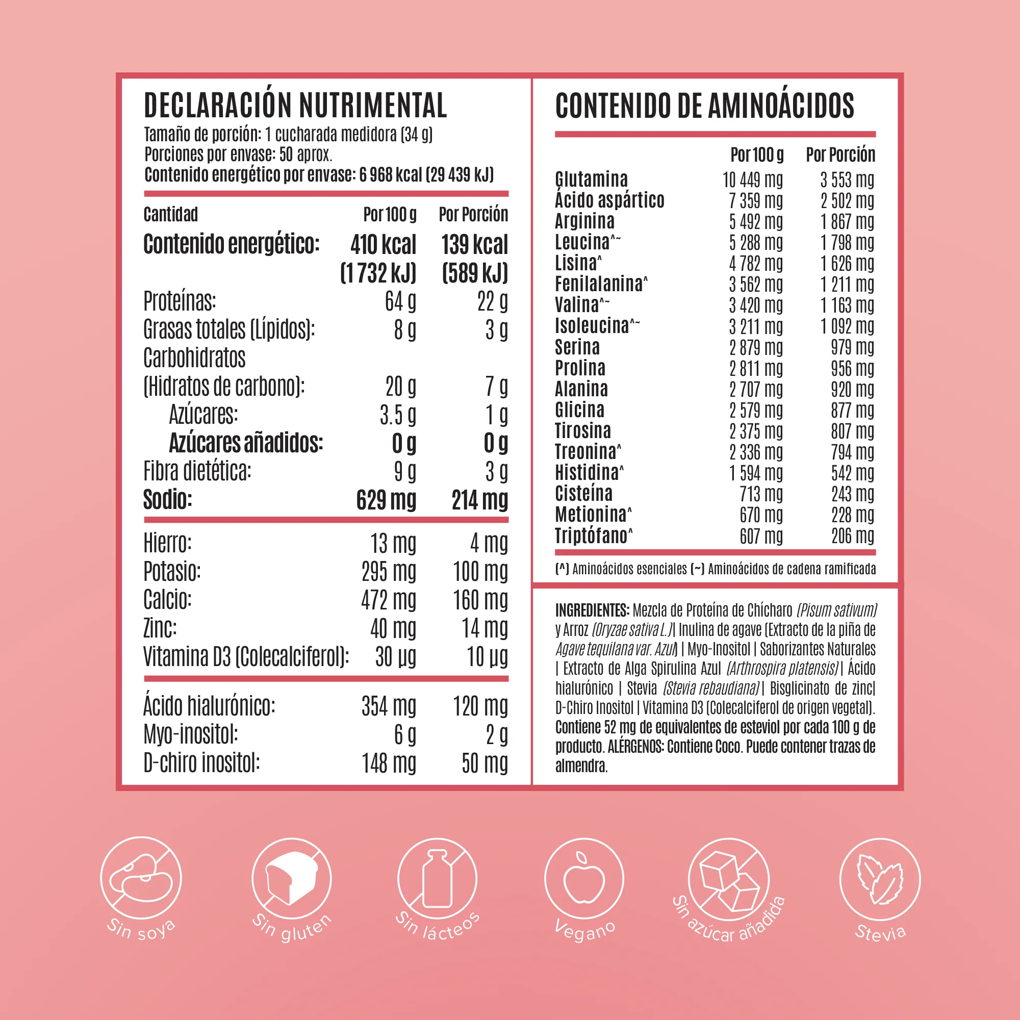 Fitmingo Protein Proteína en Polvo con Inositol & Vitaminas - Blueberry 1.7 kg - Image 5