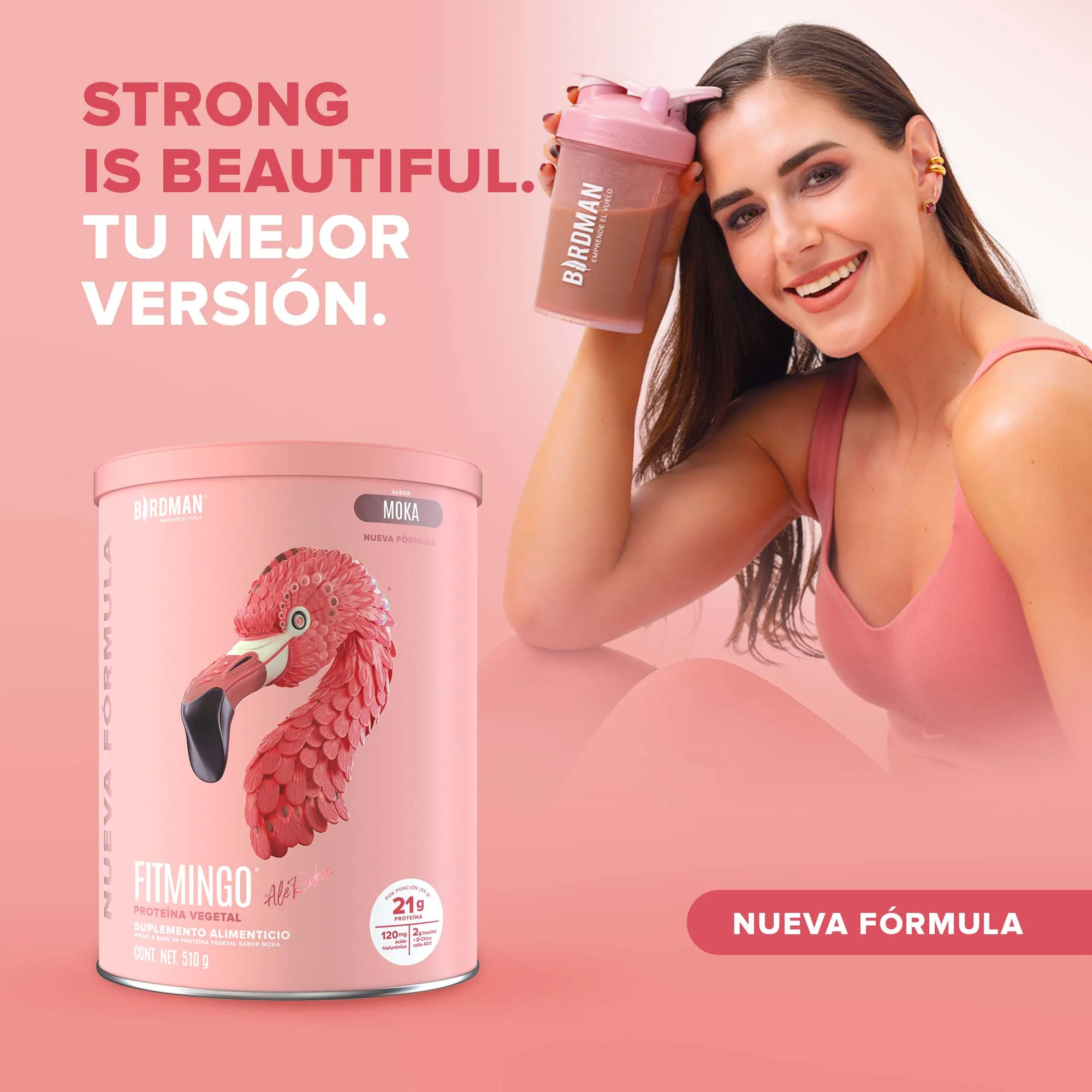 Fitmingo Protein Proteína en Polvo con Inositol & Vitaminas - Moka 510 g - Image 3