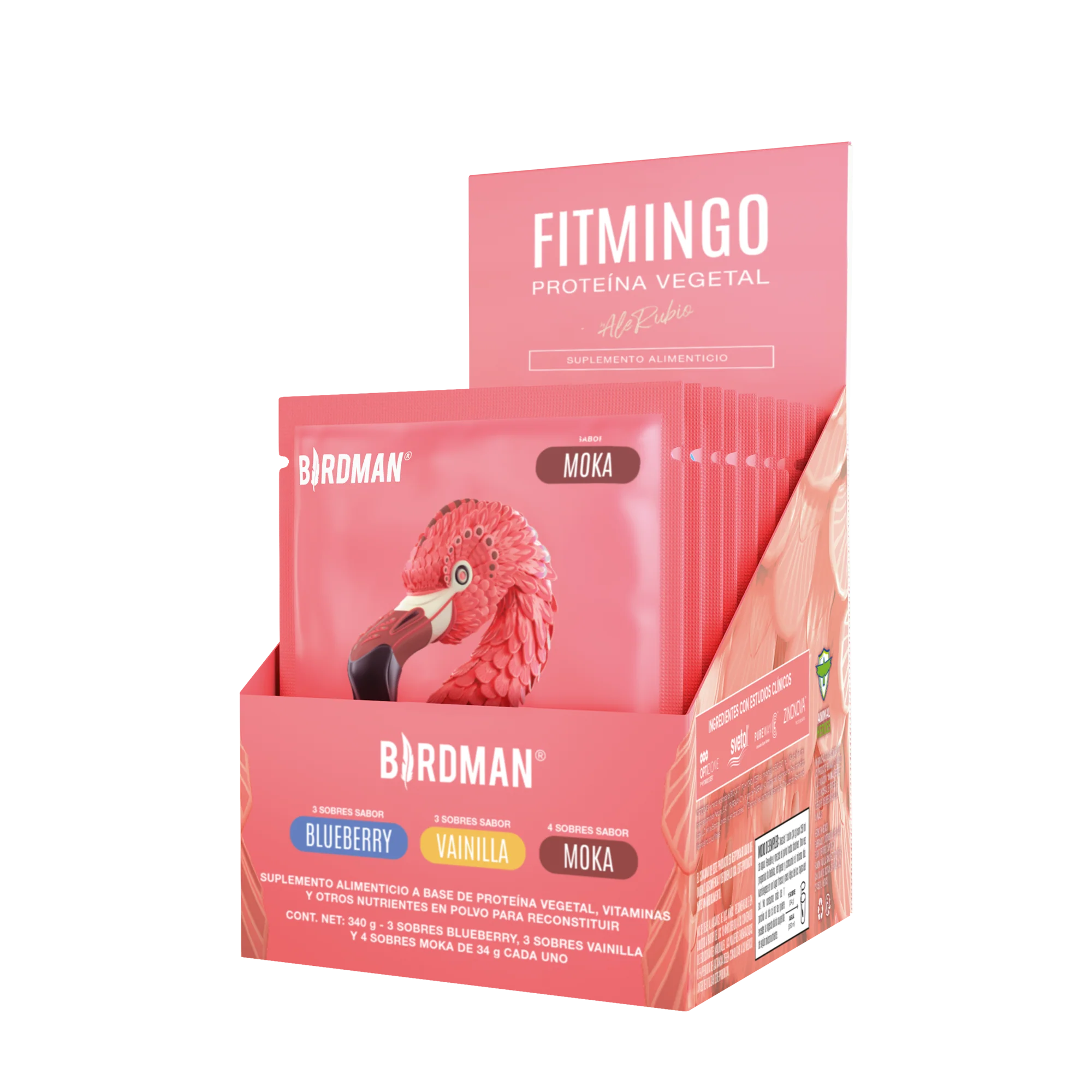 Fitmingo Protein Proteína en Polvo con Inositol & Vitaminas - Sampler 10 pack sobres