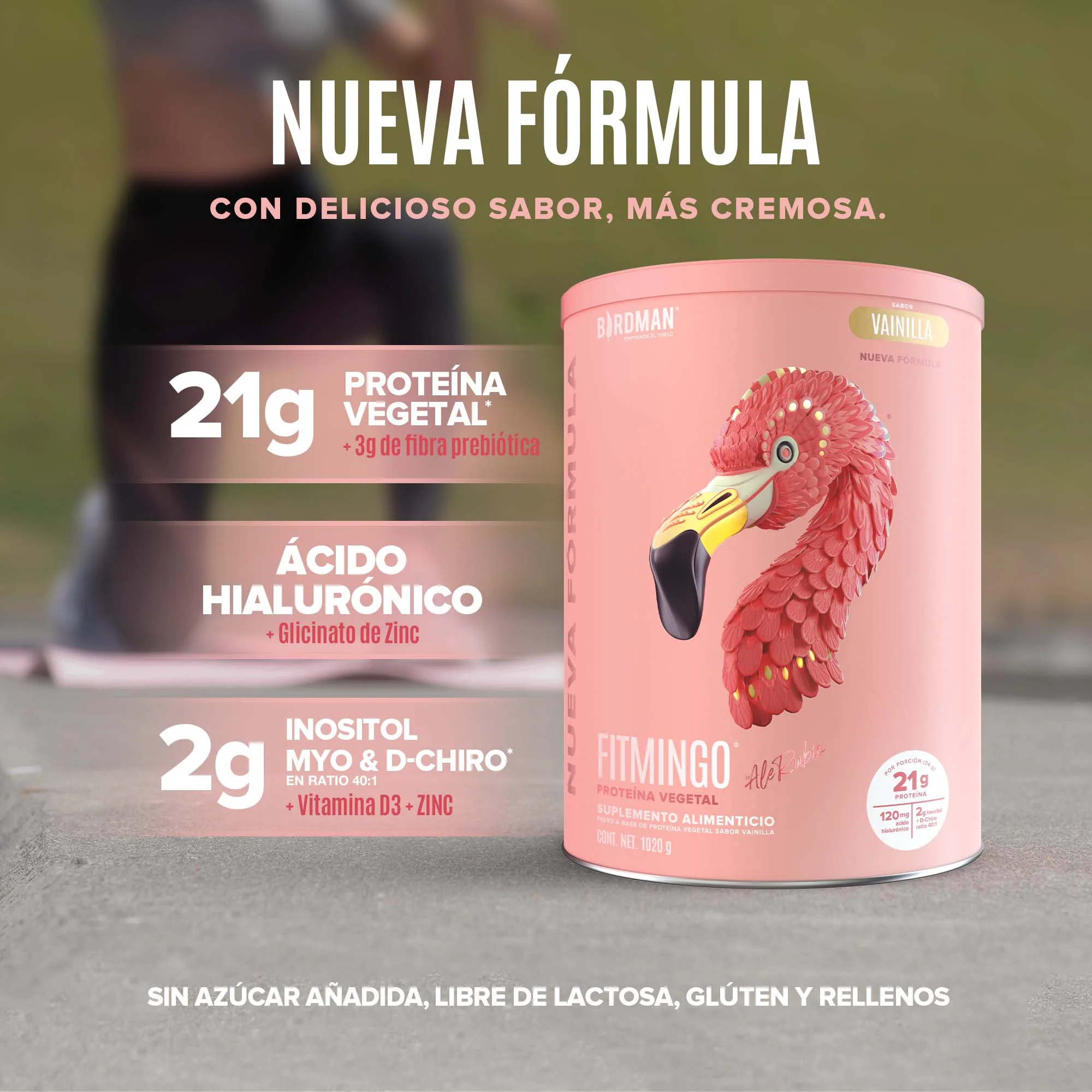Fitmingo Protein Proteína en Polvo con Inositol & Vitaminas - Vainilla 1.02 kg - Image 4