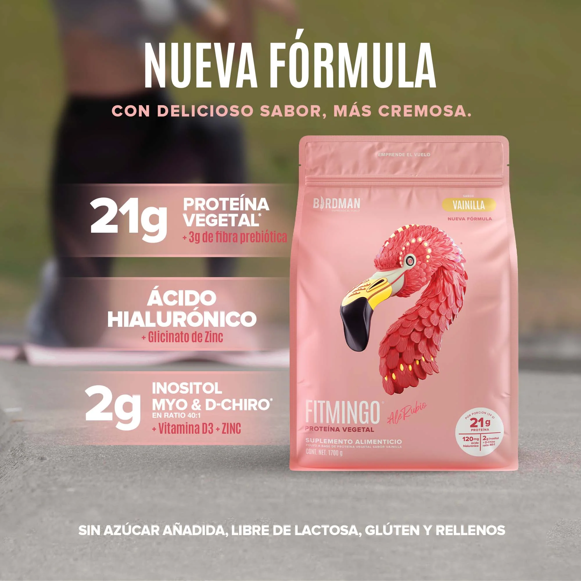 Fitmingo Protein Proteína en Polvo con Inositol & Vitaminas - Vainilla 1.7 kg - Image 4