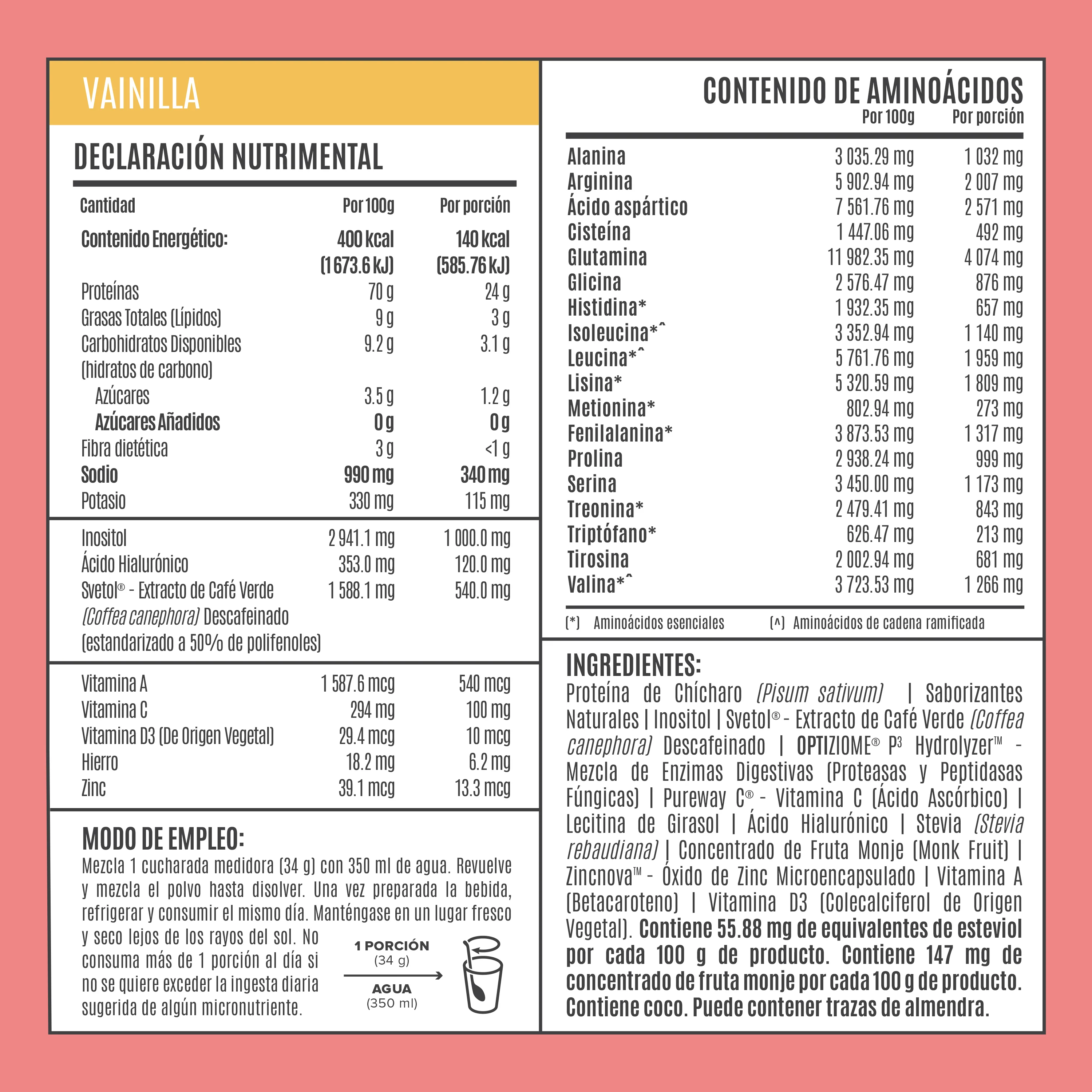 Fitmingo Protein Vainilla 1.7 kg pack - Image 4