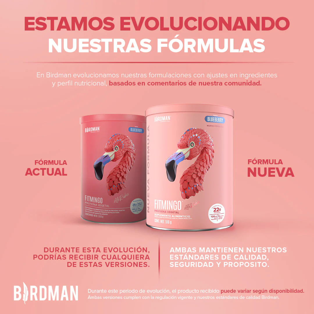 Fitmingo Protein Proteína en Polvo con Inositol & Vitaminas - Blueberry 510 g - Image 2