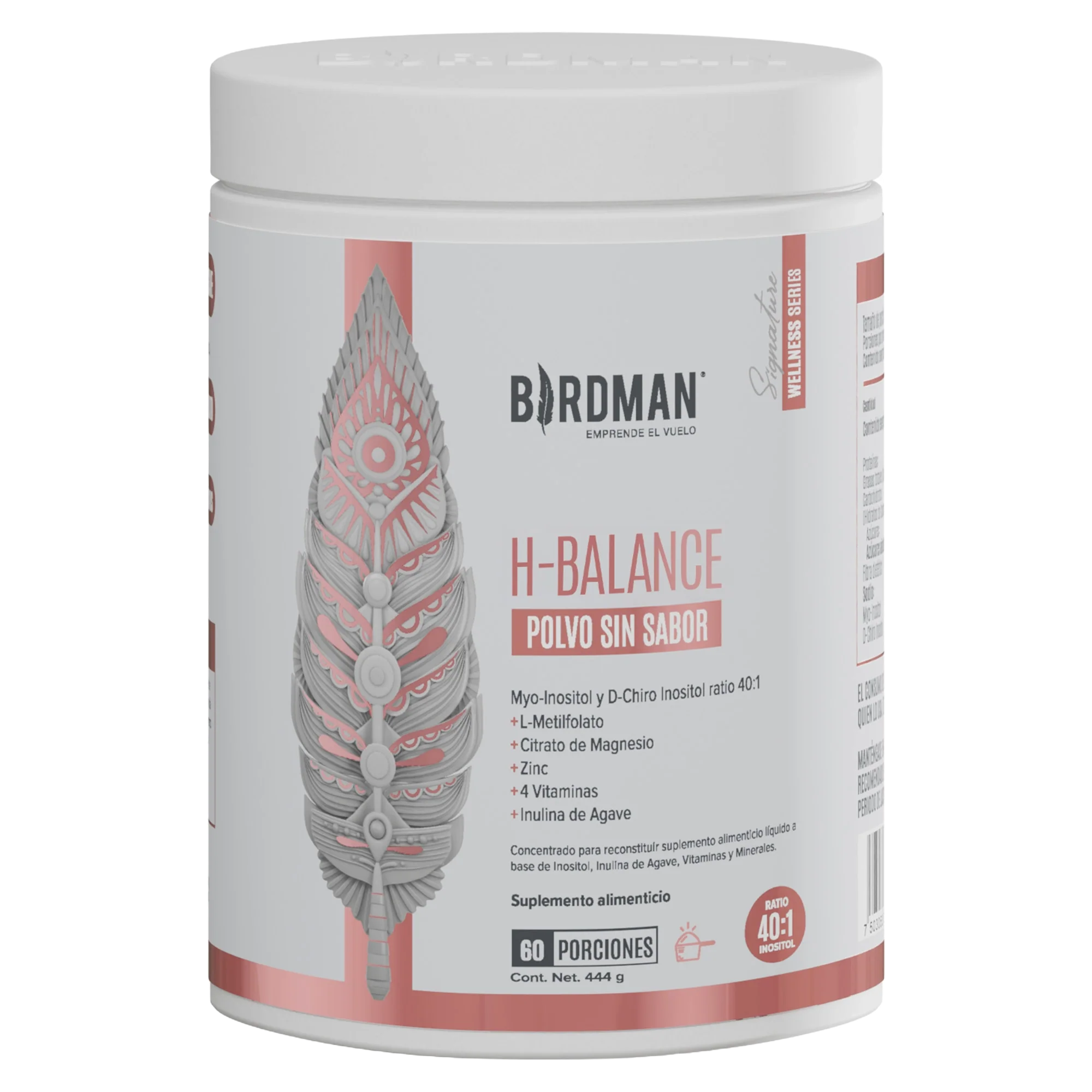 H-Balance: Inositol con Magnesio y Vitaminas - Sin Sabor - 444g PACK