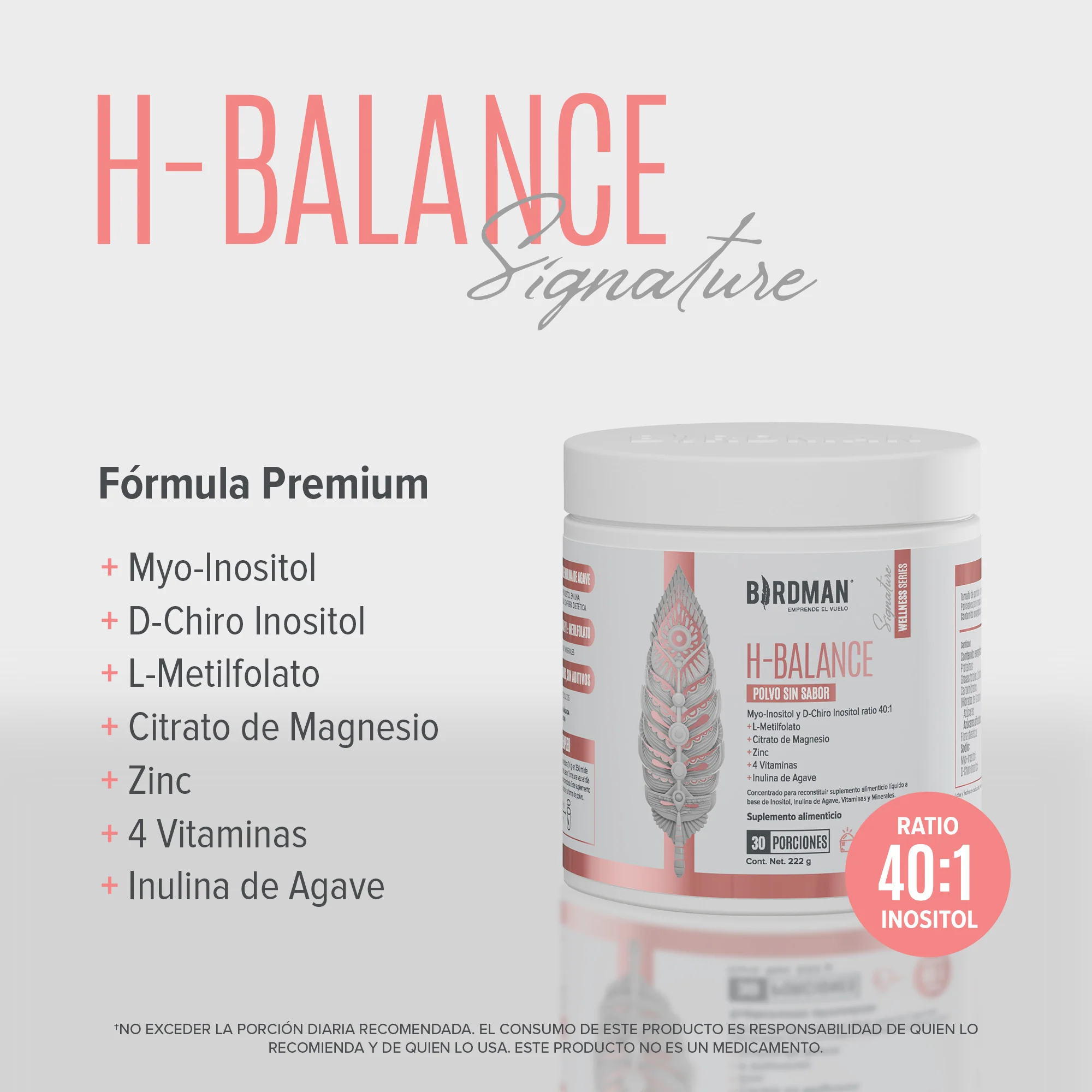 H-Balance - Sin Sabor - 222g PACK - Image 2