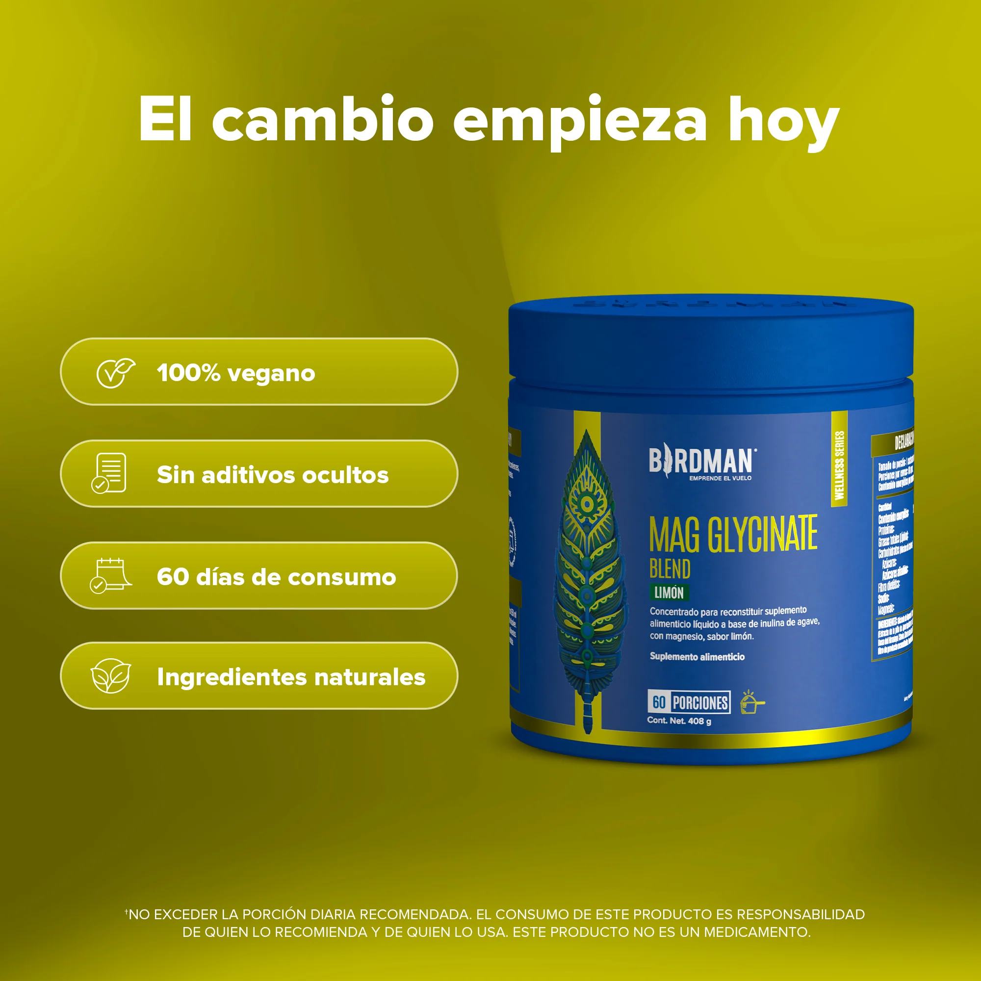 Mag Glycinate Blend - 60 Porciones PACK - Image 3