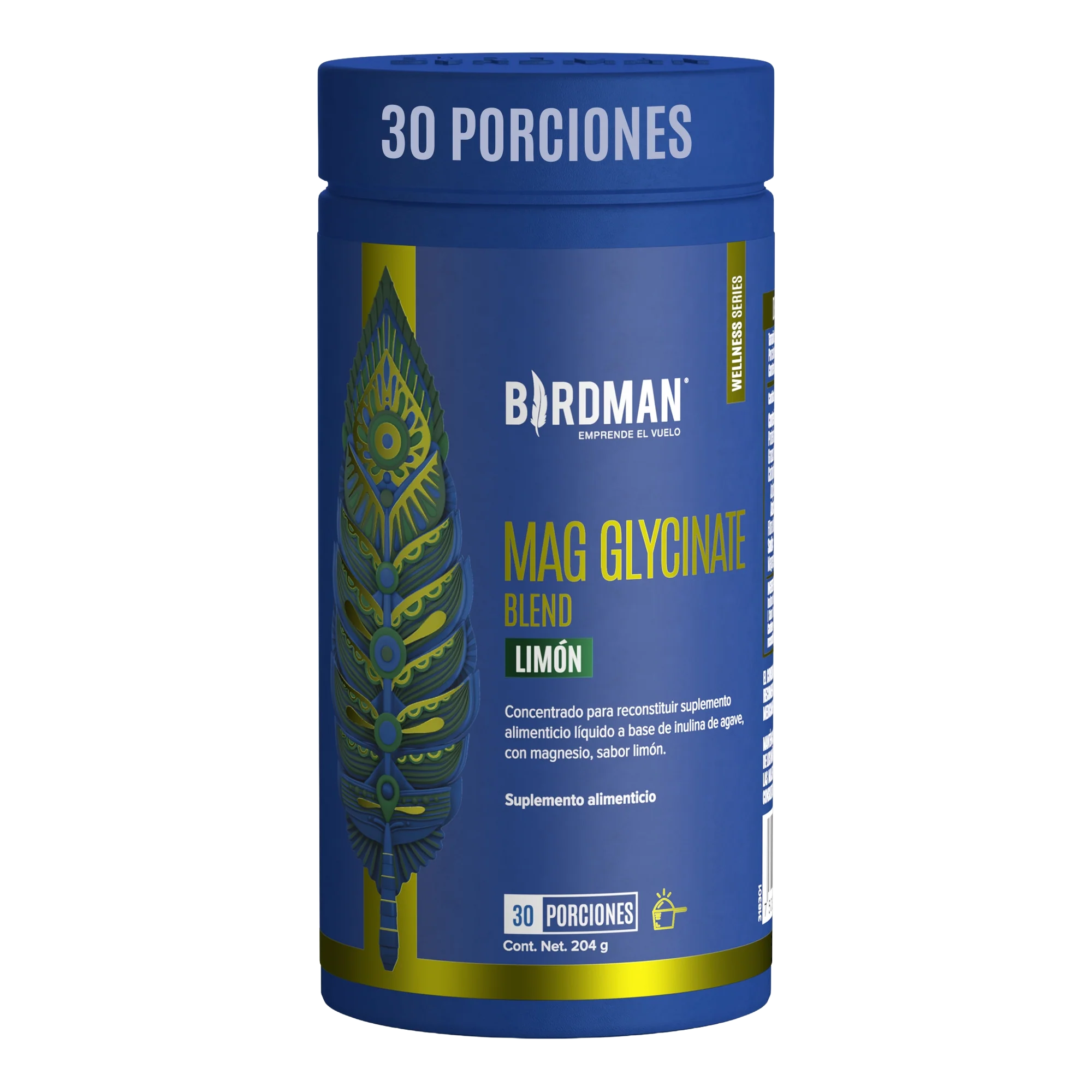 Mag Glycinate Blend - Glicinato y Citrato de Magnesio - Sabor Limón - 30 Porciones