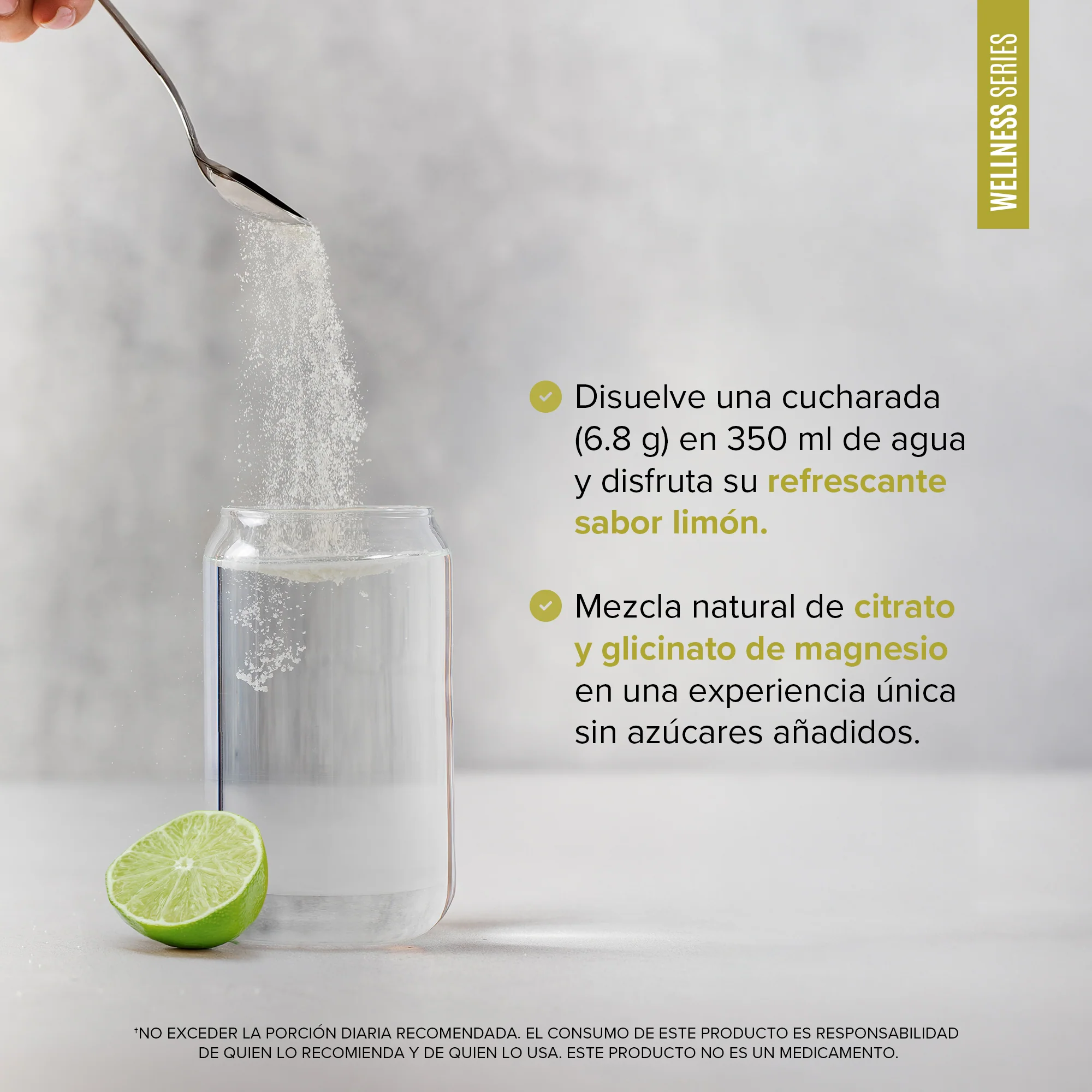 Mag Glycinate Blend - Glicinato y Citrato de Magnesio - Sabor Limón - 30 Porciones - Image 4