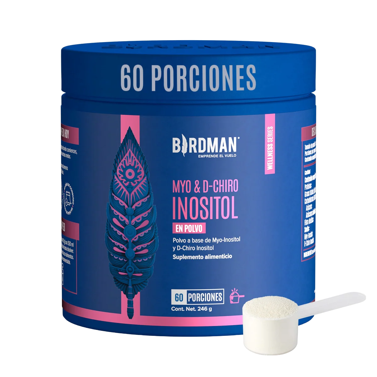Myo & D-Chiro Inositol en Polvo - 246 g - Pack