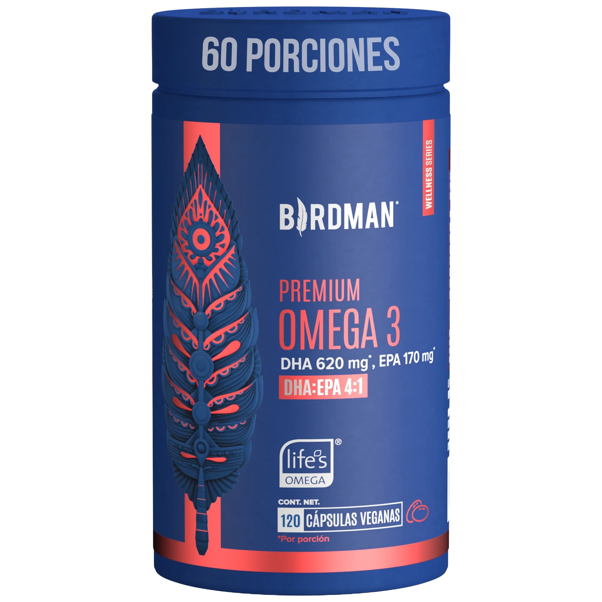 Premium Omega 3 - DHA 620mg & EPA 170mg - 120 Cápsulas
