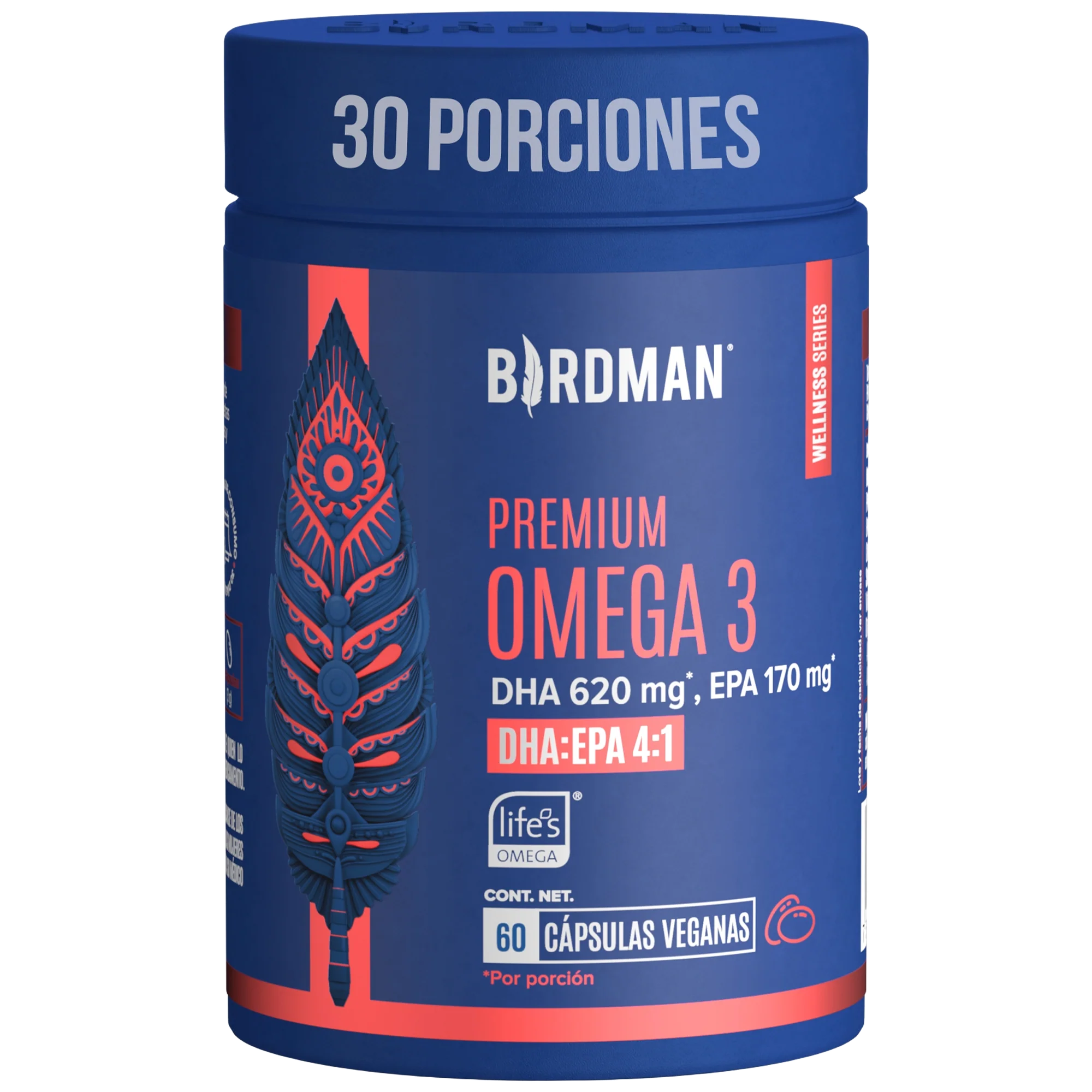 Premium Omega 3 - DHA 620mg & EPA 170mg - 60 Cápsulas