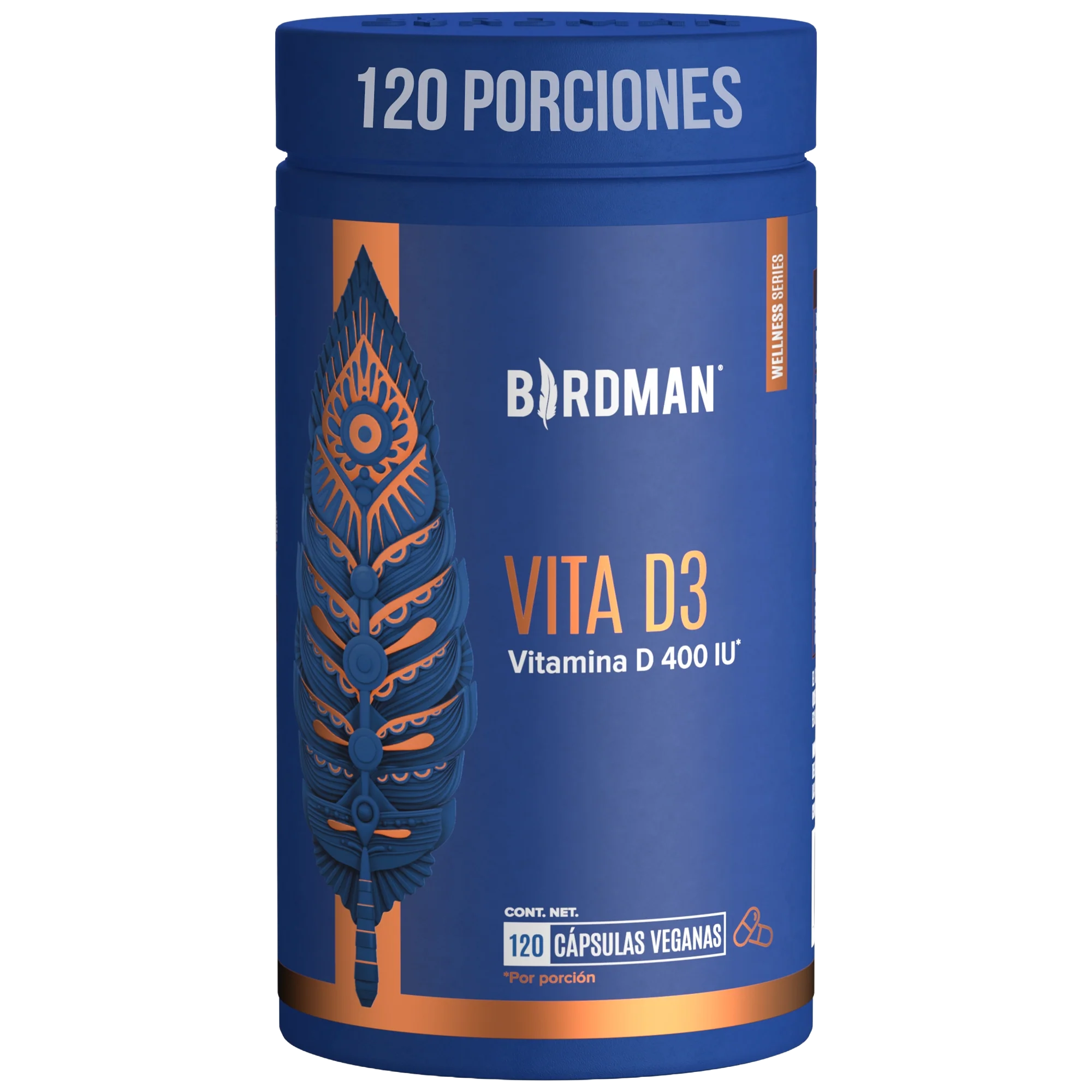 Vitamina D3 - 120 Cápsulas - 120 Porciones Pack
